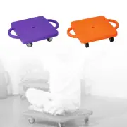 Floor Scooter Board with Handles Coordination Gross Motor Toy with Casters