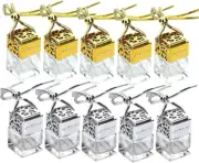 FOMIYES 10 Pcs Perfume Bottle Pendant Essential Oil Sub-Bottle Glass Perfume ...
