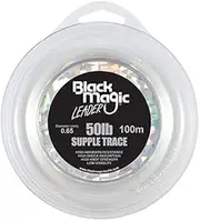 Black Magic Supple Trace Leader 50lb 100m