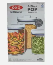 OXO Softworks 3 Piece POP Canister Set