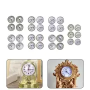 DIY Clock Repair Kit with 65MM Quartz Movement and Roman Arabic Numerals