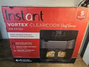 Instant Vortex Clearcook Chef Series Air Fryer 5qt, NIB
