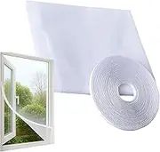 Furtryvl Screens for Window,Self-Adhesive Sliding Door Fly Screen Mesh | Invisible Replacement Parts for Living Room Porch Bathroom Cabinet House Patio Bedroom RV Home Kitchen Garage