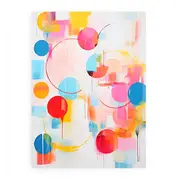 Abstract Mix Color Painting Canvas Print