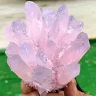 314G New Find PINK PhantomQuartz Crystal Cluster MineralSpecimen 708