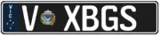 Ford Falcon XB GS Custom VIC Prestige Number Plates - V-XBGS - 520mm x 112mm