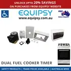 Gas Cooktop with Electric Oven Timer Dual Fuel Automatic Shut Off System Kit