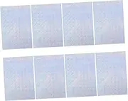 VILLFUL 8pcs Waterproof Photo Paper Glossy Photographic Paper for Printer A4 Size Spray Ink Printing