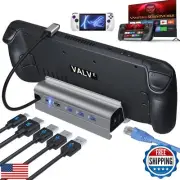 Docking Station for Steam Deck ROG Ally, 6 in 1 Stream Deck Dock with HDMI 2.