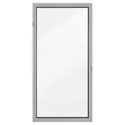 Polar View 600 x 1200mm Silver Grey Frosted Glass Fixed Panel Double Glazed Window