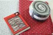 Cherrydale Quilt Kit W/ Backing 57"x 72" Moda Astra Jelly Roll + Star Fabrics
