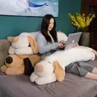 100/130/150CM Huge Soft Body Long Dog Plush Sofa Cushion Girl Holiday Gift Toys