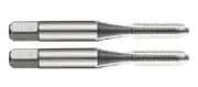 Dormer HSS M8 STRAIGHT FLUTE THREAD TAPS 2Pcs 63mm Right Hand, 1mm Pitch