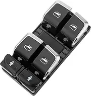 4G0959851 Master Power Window Switch Driver Side Compatible with A6 A7 Quattro 2012-2018 S6 S7 2013-2018 RS7 2014-2018 Q3 Quattro 2015-2018