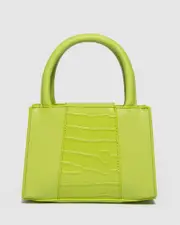 Green Philippa Mini Panel Tote Bag