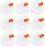 GLEAVI 10PCS Spray Paint Caps Replacement Nozzles for Cans Easy to Install Fat Cap Spray Tips for Decorating Cleaning Gardening and Beauty Applications