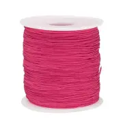 Elastic Cord Stretchy String 0.8mm 109 Yards Rose Red for Crafts