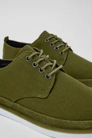 Wagon Green Textile/Nubuck Blucher for Men