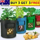 Potato Grow Bag Vegetable Plants Pouch Root Plant Growing Pot with Side Window