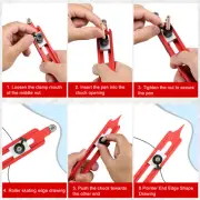 Profile Scribing Ruler with 6 Pencil Precise Contour Scribe Tool BlgMa