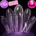 Penis EXTENDER SLEEVE Delay Ejaculation Ring Cock Extension Enhancement Sex Toy