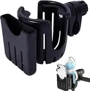 Stroller Cup Holder,Pram Cup Holder,Drink Coffee Cup Holder with Phone Holder for Stroller,Pushchair,Buggy,Bike,Wheelchair,Walker,Valentines Birthday Gifts