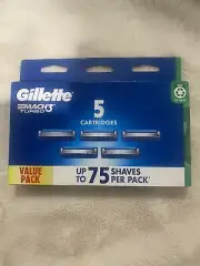 Gillette Mach3 Turbo Blades 5 Pack (New Packaging)