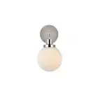 Living District Hanson 1 Light Wall Sconce, Polished Nickel/Frosted - LD7030W8PN