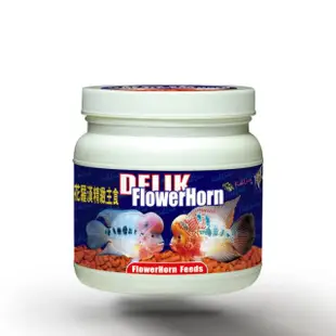 【FishLive 樂樂魚】DELIK Flower Horn 花羅漢 精緻主食 1100ml(上浮型 羅漢 魚隻 魚飼料 蝦飼料)