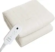 TheraMat Far Infrared Heated Mattress Pad [ 2023 ] Fits Single / Twin Size Bed with Negative Ions Shielding Technology (74" x 38")