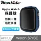 蒙彼多 Apple Watch S7/SE殼膜一體防護保護殼45mm午夜藍
