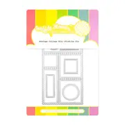 Waffle Flower Postage Collage - Mini Slimline Die