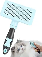 Cat Grooming Comb | Non-slip Cat Hair Comb - Self-Cleaning, Ergonomic Grip, Multifunctional Pet Supplies For Daily Brushing, Shedding Season