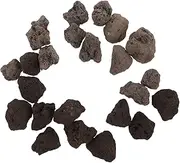 HEALSOPTHY Natural Volcanic Rock Decorative Stones Lava Stone Pebbles for Aquarium Garden