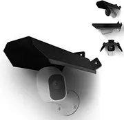 Universal Security Camera Sun Rain Cover Shield - Protective Roof for Dome/Bullet & Stick Up Outdoor Cameras, Weatherproof Metal Shield