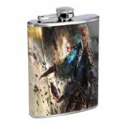 Wizards Witches Warlocks D9 Flask 8oz Stainless Steel Hip Drinking Whiskey