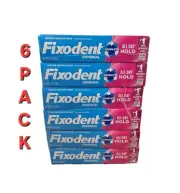 Fixodent Denture Adhesive Cream, Complete Original, 2.4 oz, 6-Pack GREAT PRICE!