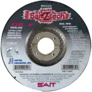 United Abrasives SAIT 22624 7x1/8x7/8 Z24R Z-Tech Pipeline Cutting Wheel 25 pack