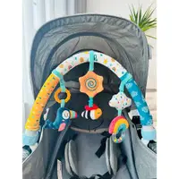 在飛比找ETMall東森購物網優惠-新生兒嬰兒床夾床鈴玩具寶寶車夾0-1歲車載兒童座椅掛件推車安