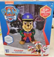 Gemmy 3.2ft Tall Paw Patrol Chase w/Wreath Christmas inflatable