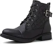 [GLOBALWIN] Women's Lace Up Military Combat Boots