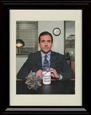 Unframed Steve Carell Autograph Promo Print - Michael Scott - The Office