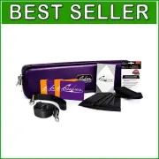 Purple Quiver Card Holder: Spacious TCG Organizer with Zipper Closure for Travel