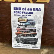 Ford End Of An Era Bathurst 1967-1994 Repro Small Tin Sign