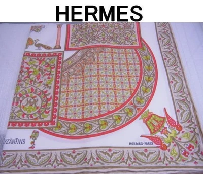 RARE HERMES New HERMES Petit Scarf Carr CIELS BYZANTINS