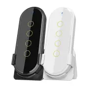 Tuya Zigbee3.0 Wireless Smart Home Scene Switch 4 Gang 12 Scene Touch Light Switch Remote Control Smart Life App