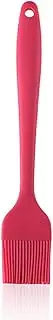 Silicone Oil Brush Basting BBQ Pastry Oil Brush Turkey Baster Barbecue Utensil for Grilling Marinating Desserts Baking Rose red