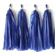 [PiurUf] Bunting Flags 14inch 35cm 5pcs Rose Gold Tassel Tissue Paper Tassels Party Wall Hanging Decoration Wedding Garland Birthday Bunting Bunting (Size : 11)