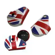 Red Union Jack UK Flag Style Key Fob Holder For 2008+ MINI Cooper (for: Mini)