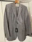 Hugo Boss Suit 42L Men's Grey Wool 2pcs